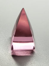Load image into Gallery viewer, Pink (Full) Andara Crystal Nubian Pyramid 1.5in x .75in