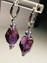 Load image into Gallery viewer, Purple color change Andara Crystal Earrings*