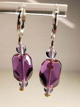 Load image into Gallery viewer, Purple color change Andara Crystal Earrings*