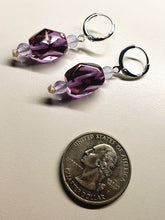 Load image into Gallery viewer, Purple color change Andara Crystal Earrings*