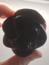 Load image into Gallery viewer, Purple Reddish Andara Crystal Rose