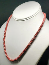 Load image into Gallery viewer, Thulite Necklace EO+ 5-6.5mm 19.25inch 137.9ct