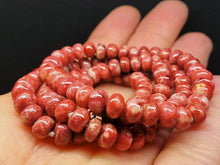 Load image into Gallery viewer, Thulite Necklace EO+ 5-6.5mm 19.25inch 137.9ct