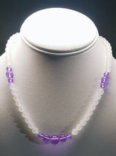 Load image into Gallery viewer, Violet Flame Andara Crystal Necklace 17inch
