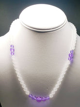 Load image into Gallery viewer, Violet Flame Andara Crystal Necklace 19inch