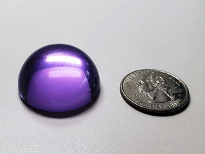 Violet Andara Crystal Cabochon 30mm