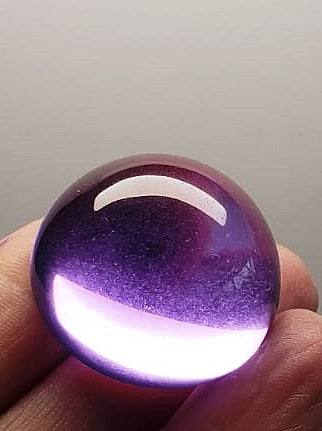 Violet Andara Crystal Cabochon 30mm