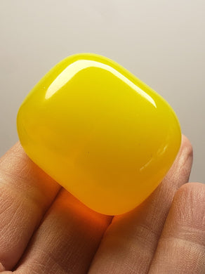 Opalescence - Yellow Andara Crystal Hand Piece 68g
