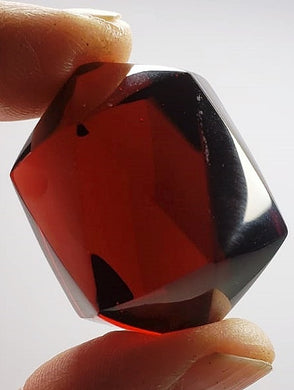 Amber Andara Crystal Icosahedron 36g