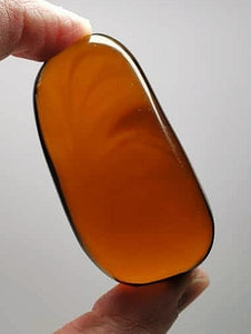 Amber / Lemurian Amber Andara Crystal Hand / Palm Piece 68gB