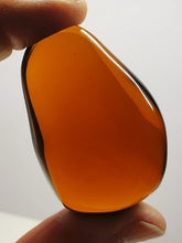 Load image into Gallery viewer, Amber / Lemurian Amber Andara Crystal Hand / Palm Piece 76g