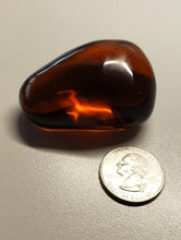 Load image into Gallery viewer, Amber / Lemurian Amber Andara Crystal Hand / Palm Piece 76g