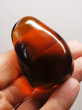 Load image into Gallery viewer, Amber / Lemurian Amber Andara Crystal Hand / Palm Piece 76g