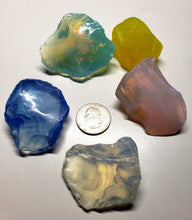 Load image into Gallery viewer, Traditional Andara Crystal  Bundle Angel Aura Colors