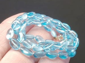 Apatite - Blue Light EO++ oval 15.75inch