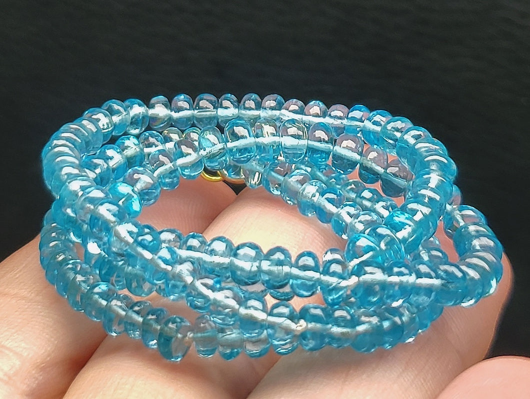 Apatite - Light Blue EO+ 3-4.5mm 16inch