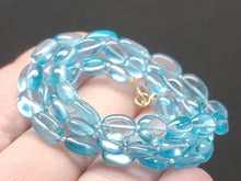 Load image into Gallery viewer, Apatite - Blue Light EO+ oval 17.75inch