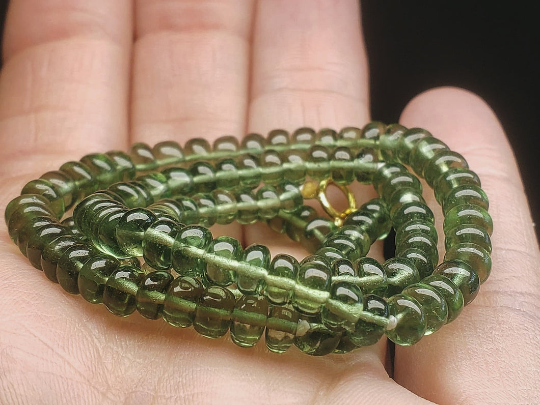 Apatite - Green EO++ 4-5mm 16.5inch
