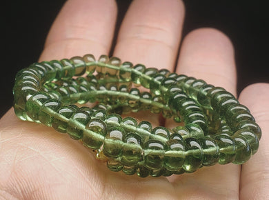 Apatite - Green EO++ 4-5.5mm 18inch