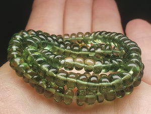 Apatite - Green EO++ 4.5-6mm 18inch