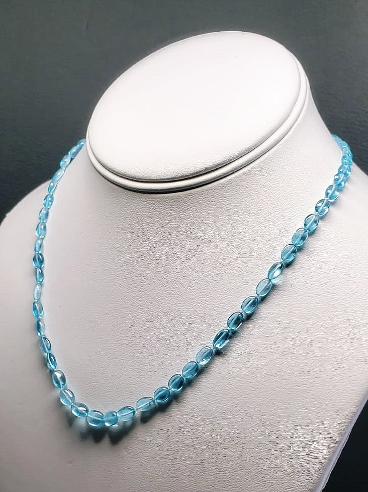 Apatite - Blue Light EO+ oval 17.25inch