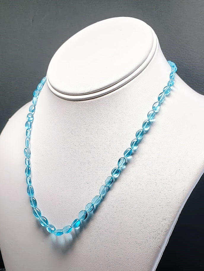 Apatite - Blue Light EO+ oval 17.75inch