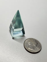 Load image into Gallery viewer, Aqua Andara Crystal Nubian Pyramid 1.5in x .75in