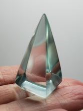Load image into Gallery viewer, Aqua Andara Crystal Nubian Pyramid 1.5in x .75in