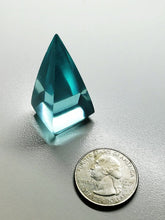 Load image into Gallery viewer, Aqua Andara Crystal Nubian Pyramid 1.5in x .75in