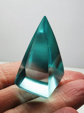 Load image into Gallery viewer, Aqua Andara Crystal Nubian Pyramid 1.5in x .75in