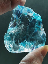 Load image into Gallery viewer, Aqua &amp; Clear Traditional Andara Crystal 48g
