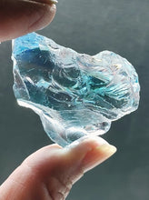 Load image into Gallery viewer, Aqua &amp; Clear Traditional Andara Crystal 48g