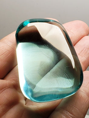 Aqua Blue Andara Crystal Hand Piece 60g