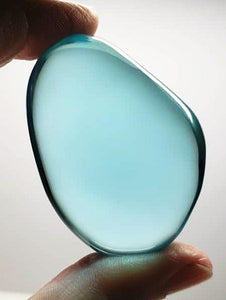 Aqua Blue Andara Crystal Hand Piece 78g