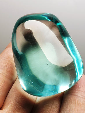 Aqua Blue Andara Crystal Hand Piece 82g