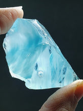 Load image into Gallery viewer, Aqua with Angel aura Traditional Andara Crystal 56g