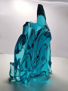 Andara Crystal Aqua Blue Healing Flame