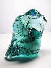Load image into Gallery viewer, Bi-Color Aqua w/shaman Traditional Andara Crystal 1.015kg