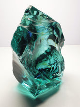 Load image into Gallery viewer, Bi-Color Aqua w/shaman Traditional Andara Crystal 1.015kg