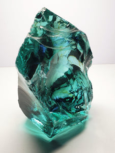 Bi-Color Aqua w/shaman Traditional Andara Crystal 1.015kg