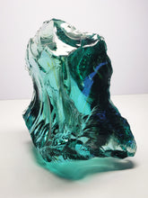 Load image into Gallery viewer, Bi-Color Aqua w/shaman Traditional Andara Crystal 1.015kg