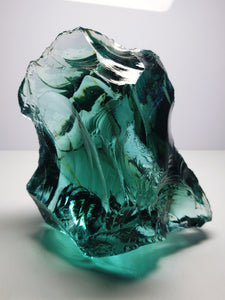 Bi-Color Aqua w/shaman Traditional Andara Crystal 1.015kg
