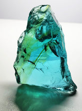 Load image into Gallery viewer, Bi-Color Aqua w/shaman Traditional Andara Crystal 196g