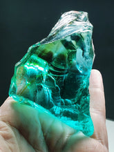 Load image into Gallery viewer, Bi-Color Aqua w/shaman Traditional Andara Crystal 196g