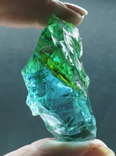 Load image into Gallery viewer, Bi-Color Aqua w/shaman Traditional Andara Crystal 46g
