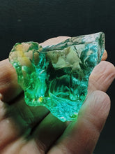Load image into Gallery viewer, Bi-Color Aqua w/shaman Traditional Andara Crystal 46g