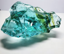 Load image into Gallery viewer, Bi-Color Aqua w/shaman Traditional Andara Crystal 624g