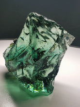 Load image into Gallery viewer, Bi-Color Aqua w/shaman Traditional Andara Crystal 710g
