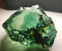 Load image into Gallery viewer, Bi-Color Aqua w/shaman Traditional Andara Crystal 710g