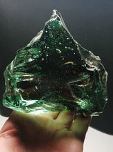 Load image into Gallery viewer, Bi-Color Aqua w/shaman Traditional Andara Crystal 710g